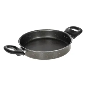 Tigaie mică neaderentă din aluminiu, cu 2 mânere, Ø20x4.5cm