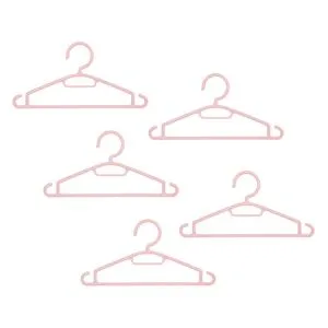 Umerașe din Plastic pentru Copii, Set 5 buc, Roz
