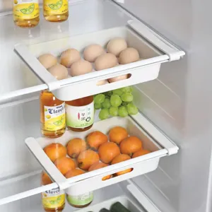 Sertar Organizator pentru Ouă din Plastic cu Suport pentru Rafturi