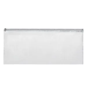 Husă pentru pantofi cu fermoar, transparentă, polipropilenă, 1 bucată