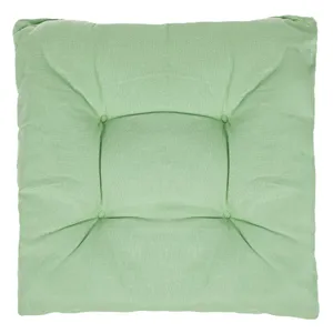 Pernă decorativă pentru scaun, Verde, 40x40 cm