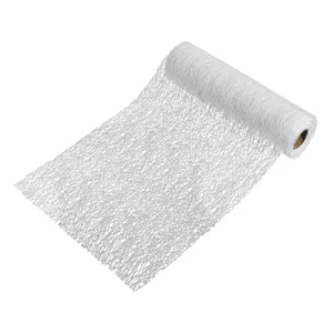 Tesatura Decorativa Crăciun Perforată Alb 5m x 24cm
