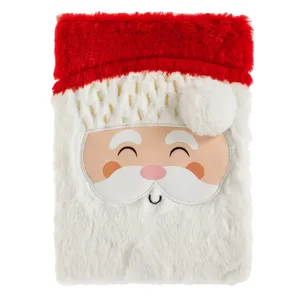 Carnetel Notite A5 Capul lui Mos Craciun cu Coperta din Blanita