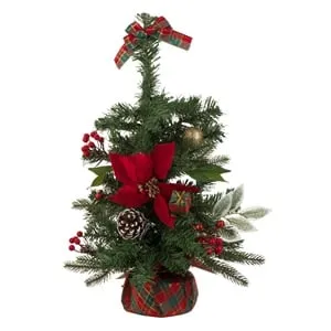 Brad Artificial Decorativ pentru Masa de Crăciun