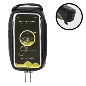 Geantă husă telefon pentru bicicletă impermeabilă cu touch screen