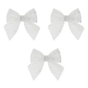 Funde decorative albe irizate pentru decorarea de Craciun