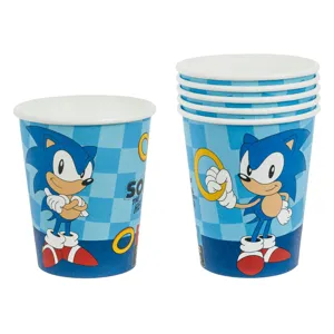 Set Pahare Carton Sonic Unică Folosință pentru Petreceri