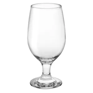 Pahar pentru bere din sticlă transparentă cu picior