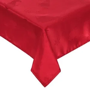Față de Masă Decorativă Gnome Jacquard Bordo Poliester 180x140cm
