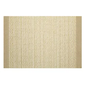 Suport Farfurie Decorativ Craciun Bej Auriu Lurex