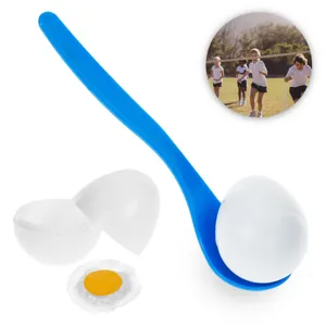 Joc de indemanare cu linguri și ouă din plastic pentru copii