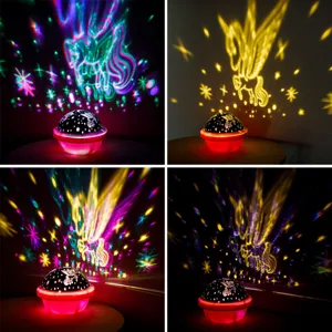Proiector LED cu Model Unicorn, Ø13x10.5cm, 3 Functii