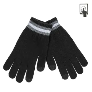 Manusi Tricotate Negre pentru Ecrane Tactile - Confort de Iarnă