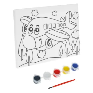 Set de pictura pe canvas cu avion pentru începători
