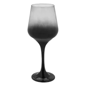 Pahar pentru vin sticlă neagră cu efect smoke 410 ml