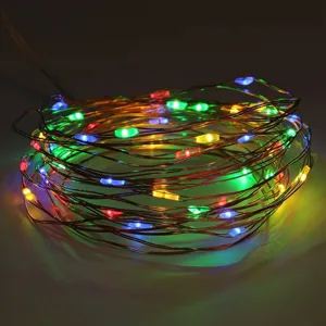 Instalație Lumini LED Multicolor pentru Crăciun, 20 Becuri