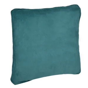 Pernă Decorativă Reliefată Culoare Petrol 50x50cm Poliester