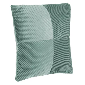 Pernă Decorativă Velvet Verde Menta cu Dungi 45x45cm