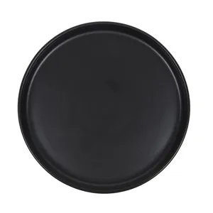 Farfurie pentru fructe din ceramică neagră Ø19cm