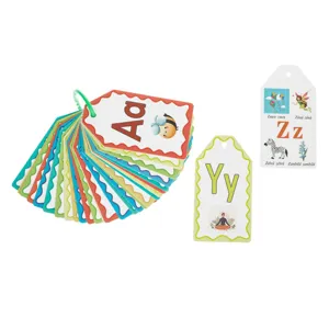 Cartonase educative pentru învățarea alfabetului, set de 31 buc