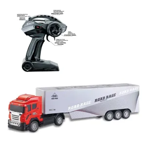 Camion RC cu telecomandă și lumină 1:32 pentru jocuri de vehicule