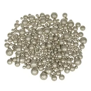 Globuri decorative de Craciun din spumă sampani cu glitter