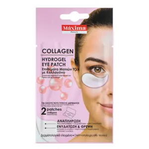 Comprese cu colagen pentru ochi, gel, 2 bucăți