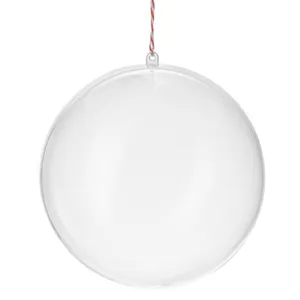 Glob de Brad de Crăciun Transparent 15.6cm Plastic
