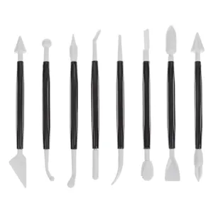 Set Instrumente Modelaj 8 Bucăți pentru Plastilină și Lut