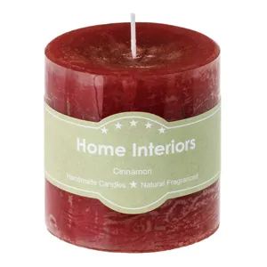 Lumanare Parfumata Bordo cu Aroma de Scortisoara Ø6.5x7cm