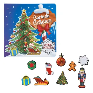 Carte de Craciun cu Piese Puzzle pentru Copii