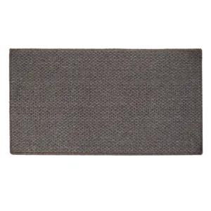 Covoras Decorativ cu Model Reliefat, Gri Maro, 80x45 cm