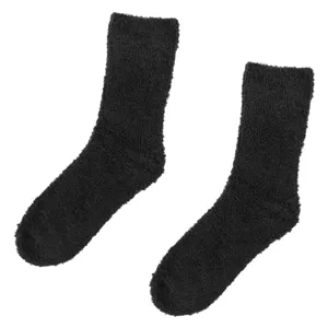 Sosete Pufoase Negre pentru Femei - Set de 2 Perechi