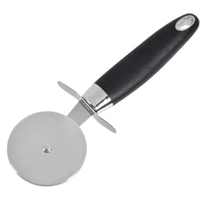 Cutit Pizza Otel Inoxidabil cu Maner Negru 21cm