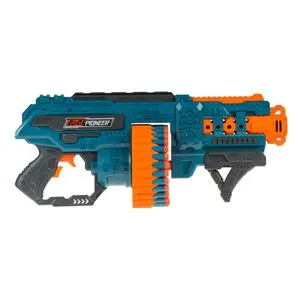 Pistol cu săgeți din spumă, 48 buc, Albastru-Portocaliu