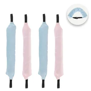 Set Bigudiuri 19cm - 4 bucăți Albastru și Roz