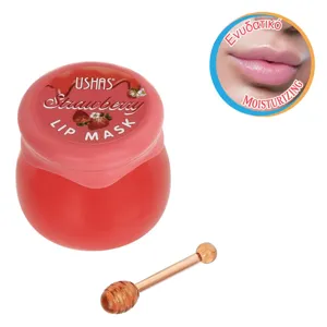 Mască de buze cu aromă de căpșuni și aplicator