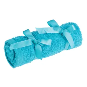 Prosop din bumbac turcoaz 50x30cm pentru baie și uz zilnic