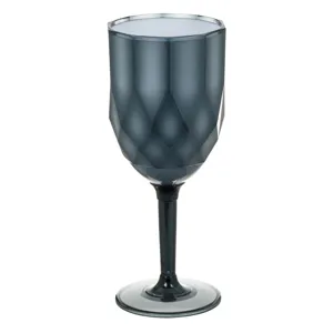 Pahar pentru vin din plastic cu model reliefat, capacitate 350 ml