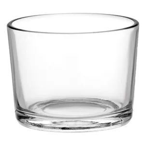 Bol din sticlă transparentă minimalistă pentru servire și depozitare
