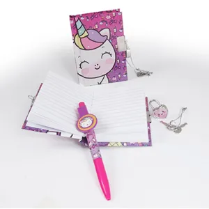 Set Agenda cu Pix & Lacat Unicorn - AS