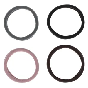 Elastice de păr frotte late XL, set de 4, culori asortate
