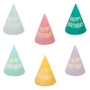 Set coifuri petrecere multicolor Happy Birthday pentru sărbători