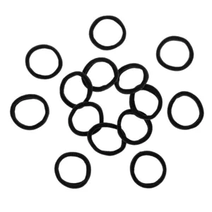 Set elastice de par frotte negre pentru coada de cal
