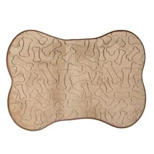 Covoras pentru caini, Bej cu Model Os, 76x54cm