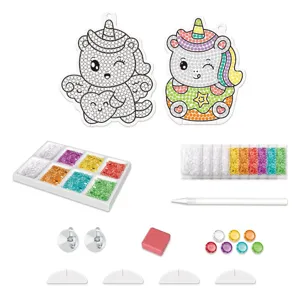 Set Creativ Decoratiuni Suspendabile cu Strass Colorate