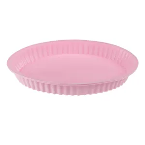 Formă Silicon Tarta Roz Diametru 26 cm pentru Cuptorul și Mașina de Spălat Vase