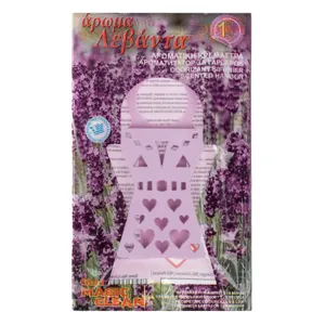 Umeraș Odorizant cu Lavandă, 2 buc, Violet/Roz/Alb