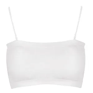 Bustier Strapless Ribbed cu Bretele Detasabile
