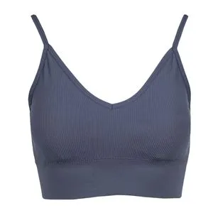 Bustiera Seamless Bleu Raf cu Bretele Subtile - Confort și Suport